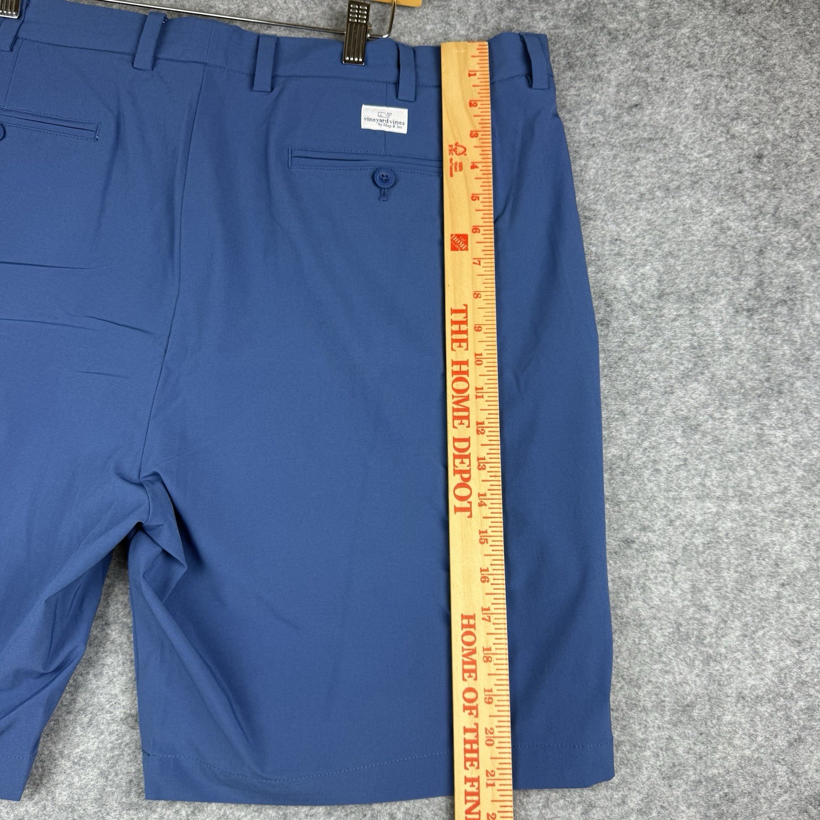 Vineyard Vines Size 42 Solid Blue Flat-Front Brea… - image 13