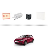 Hoffcar Wartungsset - 4 Filter Kompatibel Mit VW Polo V (6R, 6C) 1.4 TSI 110KW