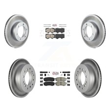 Transit Auto KGA-102722 Brake Disc and Pad Kit Front & Rear for Toyota Sequoia