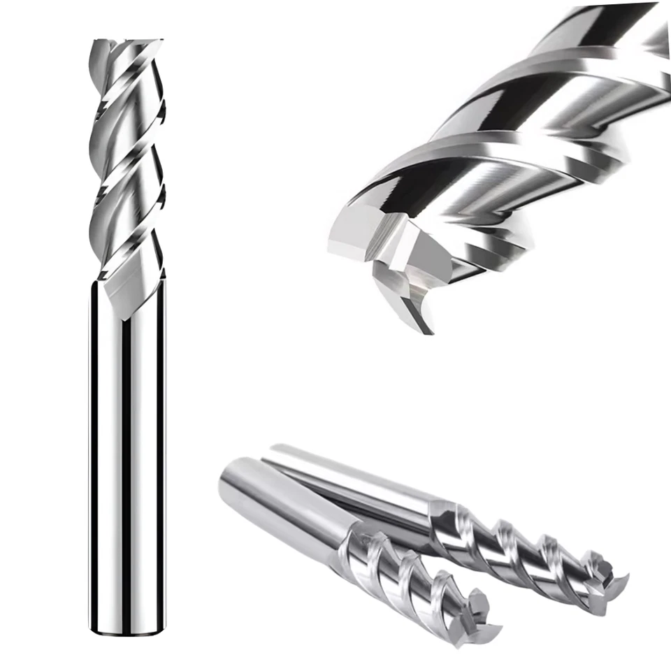 VHM Alufräser DLC- Ø1-20mm Fräser kurz/lang NE-Schaftfräser HPC Fräser Z=3 HRC50 - Bild 3 von 4