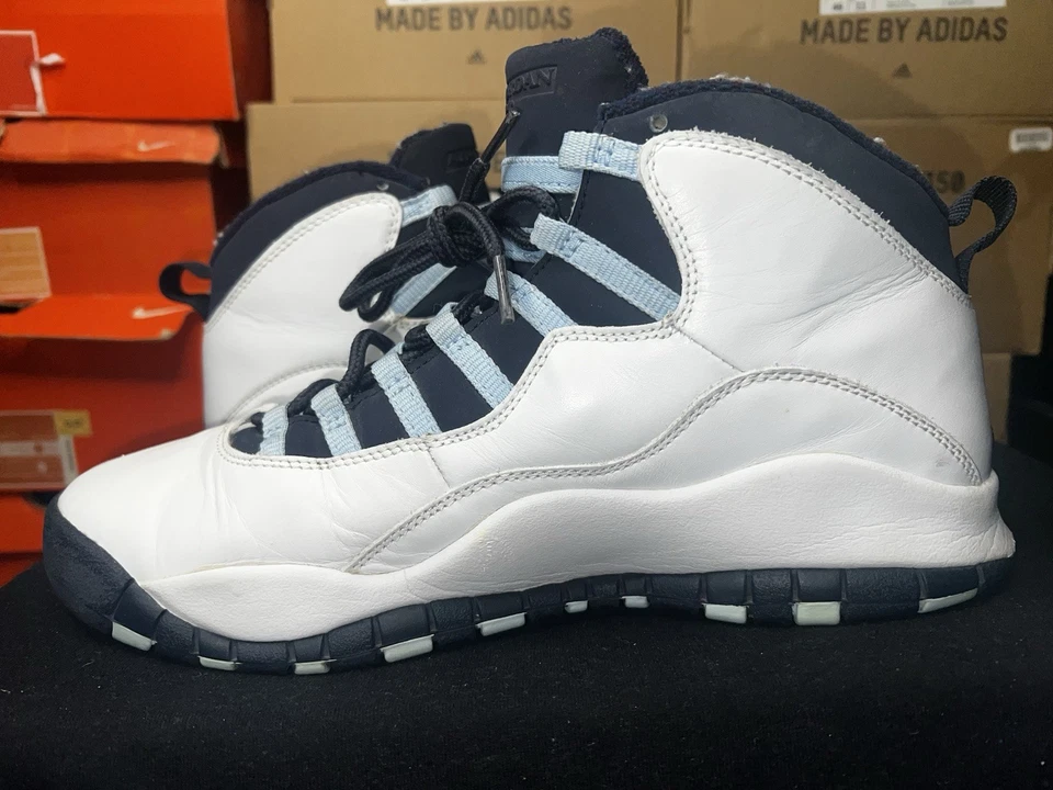 Tamanho 10 - Air Jordan 10 retrô 2005 azul gelo - Imagem 4 de 4