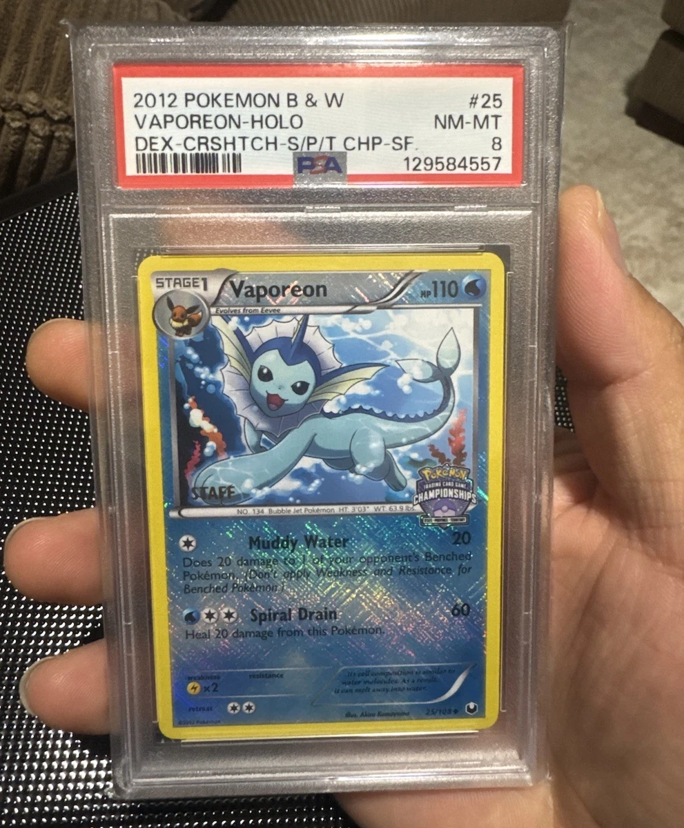 ホロンのポワロン WCS2007ver ワールドチャンピオンシップス ポケカ Vaporeon 025/108 League & Championship Cards for sale | eBay