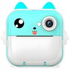 Fotocamera istantanea per bambini blu - Stampa foto, giochi, Bluetooth 5.0