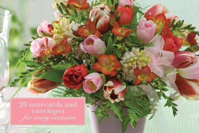 Card Box of 20 Notecards and Envelopes: Freesias by Peony Press (Cards)