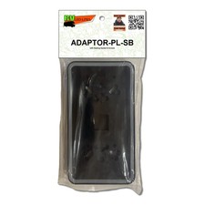 BUG-GUARD Black RV Light Adaptor Plate ADAPTOR-PL-SB - No-Drill Mounting, C...