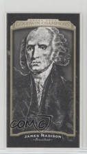 2017 Goodwin Champions Black & White Canvas Mini Blank Back James Madison 0f3