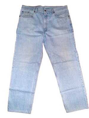 Vintage Levi's 504 W38 L34 Light Blue Wash Used Look 501 511 514
