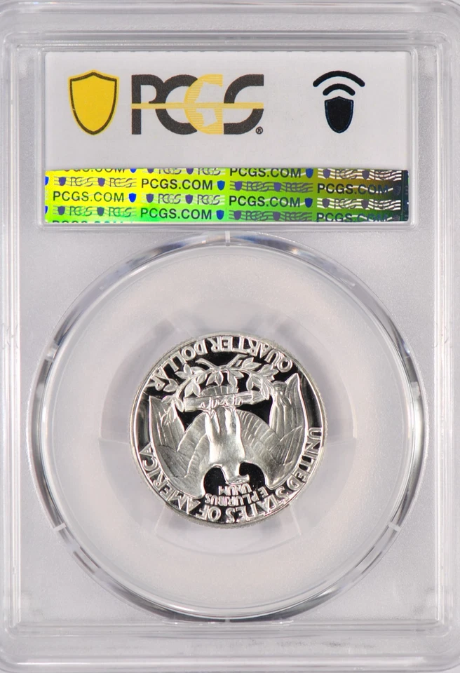 1960 Washington Quarter Proof PCGS PR69DCAM PF 69 ULTRA CAMEO Top Pop Coin 25C - Image 2 of 2