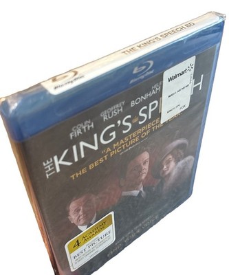 The King's Speech Blu-ray Colin Firth Geoffrey Rush Bonham-Carter New/Sealed