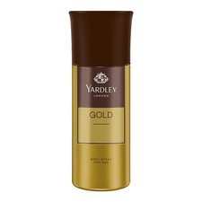 Yardley Fragrance Perfume Body Spray - GOLD - 150 ml - Deodorant Spray