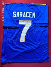 Zach Gilford signed Matt Saracen custom jersey Friday Night Lights Beckett