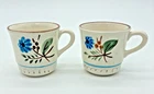 Vintage Stangl "Blue Daisy" Mug Set of 2
