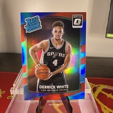 Derrick White 2017-18 Donruss Optic Red Prizm RC /99 Rated Rookie Card Celtics. rookie card picture