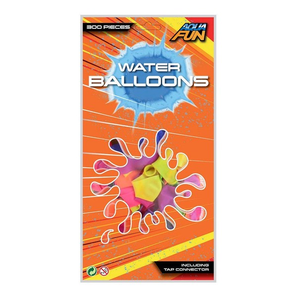 Johntoy Water Balloons Aqua Fun 300 Pieces (Us Import)-image