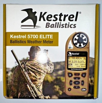 *Brand New* Kestrel Elite Weather Meter with Applied Ballistics and Link, Tan