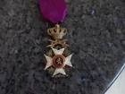 beautiful medal knight order of leopold cross sword ..