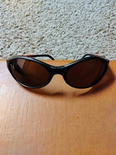Harley Davidson Sunglasses HD001X Z87 Black Orange Biker EX Condition