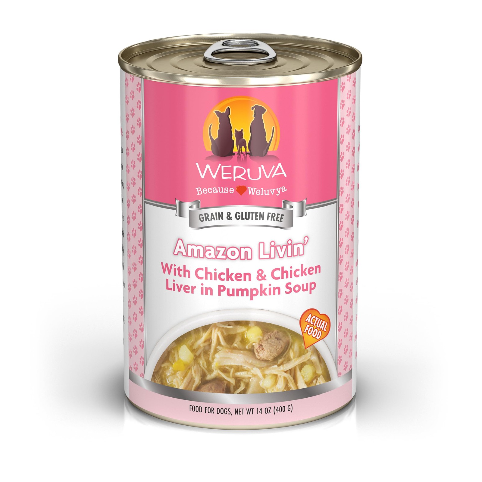 Weruva Classic Dog Food, Livin with Chicken Breast  Chicken Liver in Pumpkin
