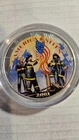 2001 Silver Eagle 9/11/01 American Heroes Colorized ASE .999 Silver Uncirculated