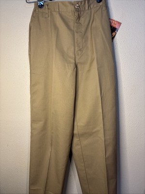 1998 Dickies Beige Work Chino Pants 6RG Women Flex Twill Relaxed Fit Straight