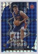 2021-22 Panini Mosaic Rookies Blue Mosaic Prizm 52/99 Luka Garza #238 00am