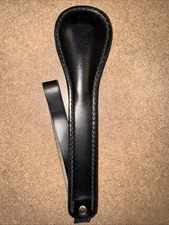 Vintage Police Black Leather Black Jack Slap Sap Baton