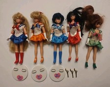 2000 Irwin Sailor Moon Set Lot of 5 6" Dolls Action Figures Venus Mercury Mars