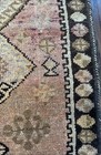 32” X 23” Antique Handmade Turkish Tribal Wool Rug Single Saddle Bag Pink Brown — photo 3