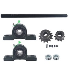 Complete Jackshaft Kit For 3/4 X 14" 40/41/420 Chain Go Kart Mini Bike