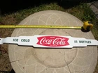 VINTAGE HEAVY PORCELAIN 35 INCH COCA COLA DOOR PULL CHECK IT OUT