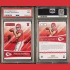 2017 Panini Rookies and Stars #201 Patrick Mahomes II RC PSA 9 MINT
