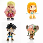 Funko Mystery Minis One Piece LOT OF 4 Monkey D Luffy Nami Doflamingo Chopper