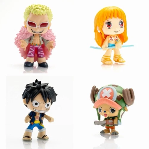 Funko Mystery Minis One Piece LOT OF 4 Monkey D Luffy Nami Doflamingo Chopper