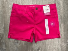 Nwt SO Girls Size 14 Ultimate Shortie , Stretch, Flexible Fabric, Mid rise Pink