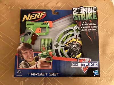 Nerf Zombie Strike Target Set Ruckblaster Clip On Sicht Hasbro NEU und verpackt