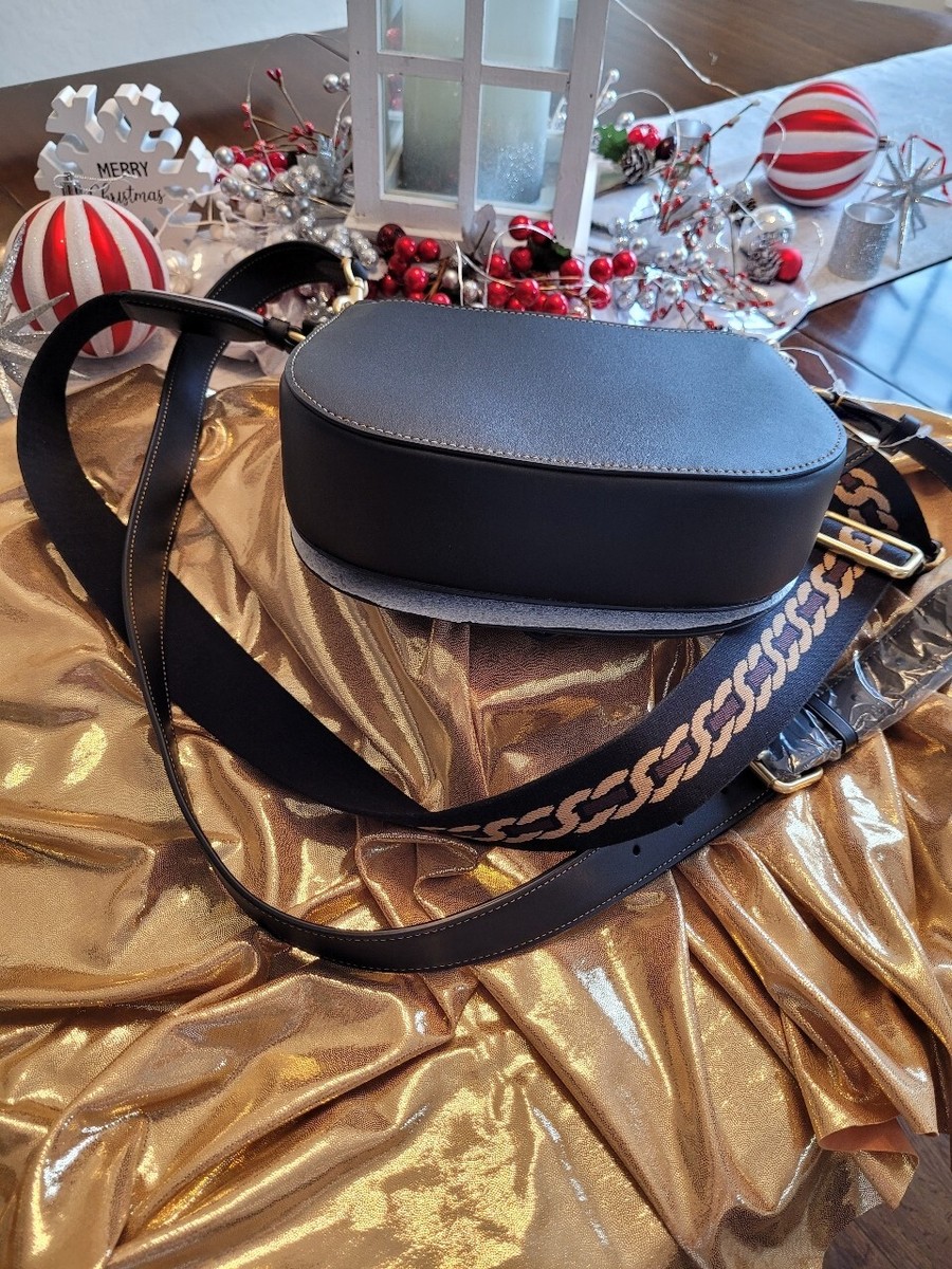 AUTHENTIC Coach Beat Black/Gold Glovetanned Leather NWT! Saddle