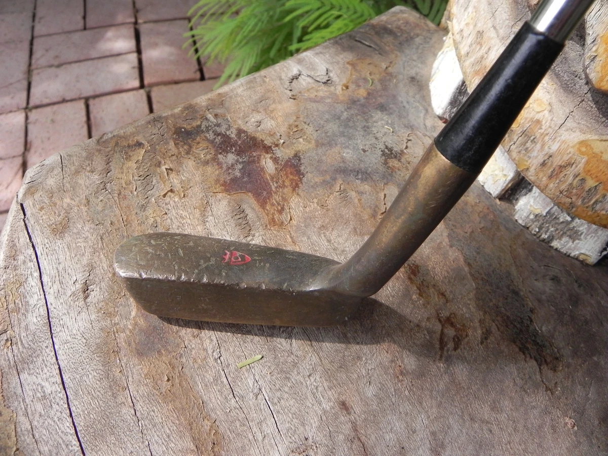 Putter Walter Hagen Red Devil Bois Col De Cygne - Vintage 35 Pouces - Homme