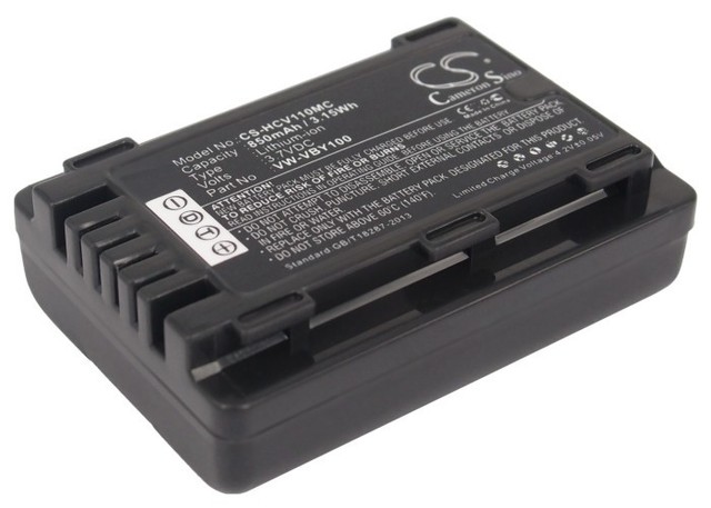 NEW Battery for Panasonic HC-V110 HC-V110G HC-V110GK VW-VBY100 Li-ion UK Stock NEW Battery for Panasonic HC-V110 HC-V110G HC-V110GK VW-VBY100 Li-ion UK Stock