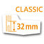 Miniaturansicht 2  - Element System Regalträger EASY | CLASSIC Raster 32 Regalhalter für Wandschienen