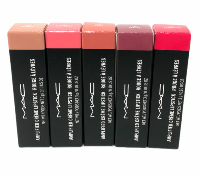 MAC Rouge A Levres Amplified Crème Lipstick (3g/0.10Oz) NEW; YOU PICK!