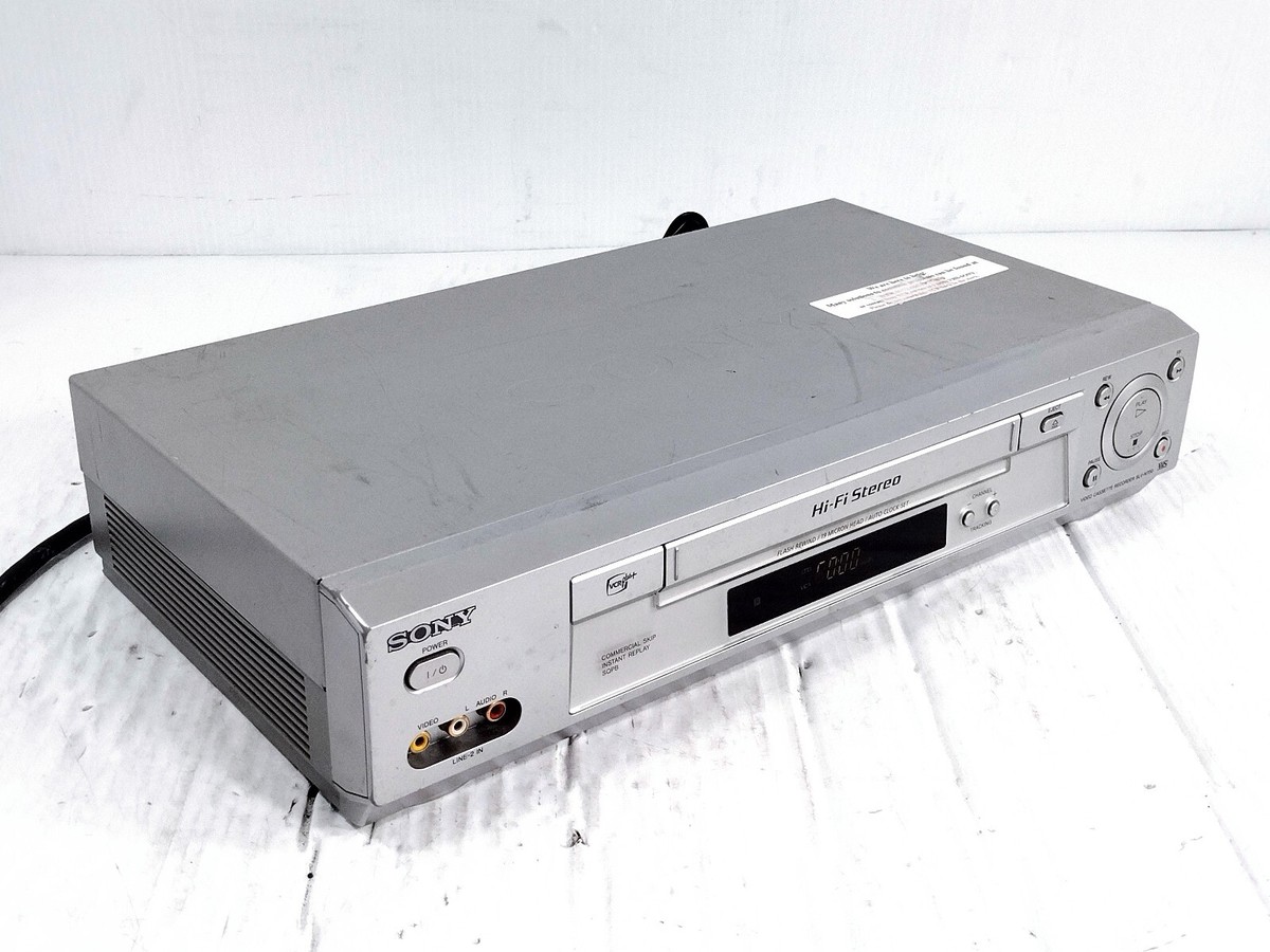 Sony SLV-N700 4 Head Hi-Fi Stereo VCR+ VHS Player Recorder No