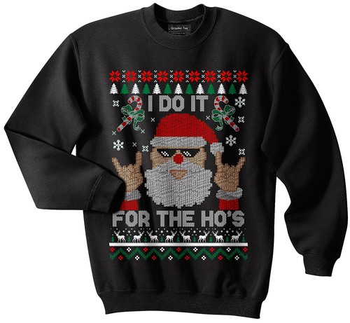 Santa Ugly Christmas Sweater, Ho's 