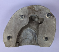 Antike große Spielzeug Antikspielzeuge Masse Form HUND um 1850