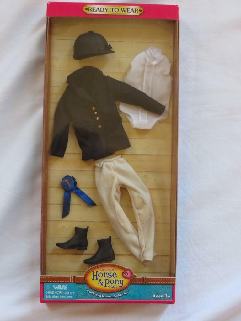NUOVA bambola club solo cuori abito da equitazione inglese vestiti cavallo pony