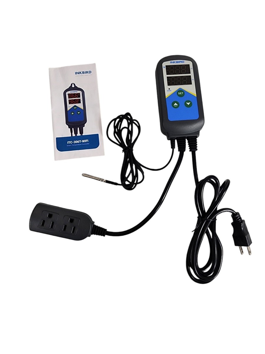 Inkbird Temperature Controller Digital Heater Thermostat ITC-306T Wifi Timer