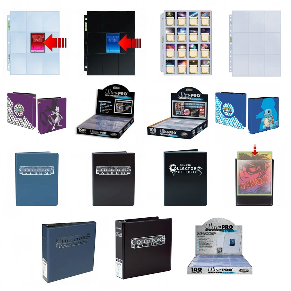 Ultra Pro Tauschalbum / Sammelalbum / Ringordner 4 / 9 Pocket Pages Magic Karten