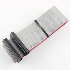 2Pcs 2mm 2.0mm Pitch 30 Pin 30 Wire Extension IDC Flat Ribbon Cable Length 60CM