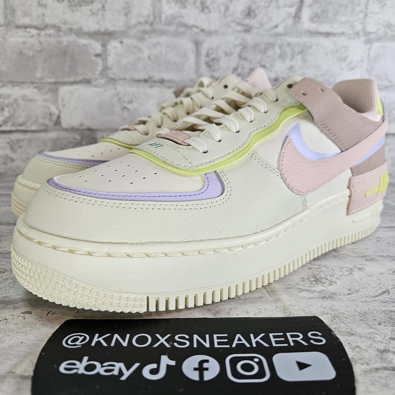 Nike AF1 Shadow Cashmere Pale Coral CI0919 700 donna taglia 11 5 uomo 10 AF1