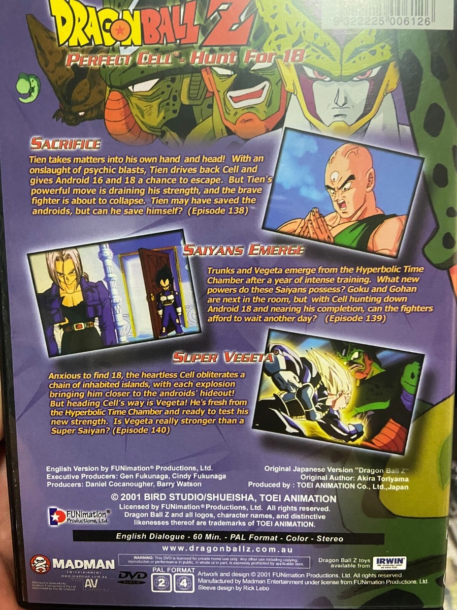 Dragon Ball Z Volume 3.12 - Perfect Cell / Hunt For 18 region 4