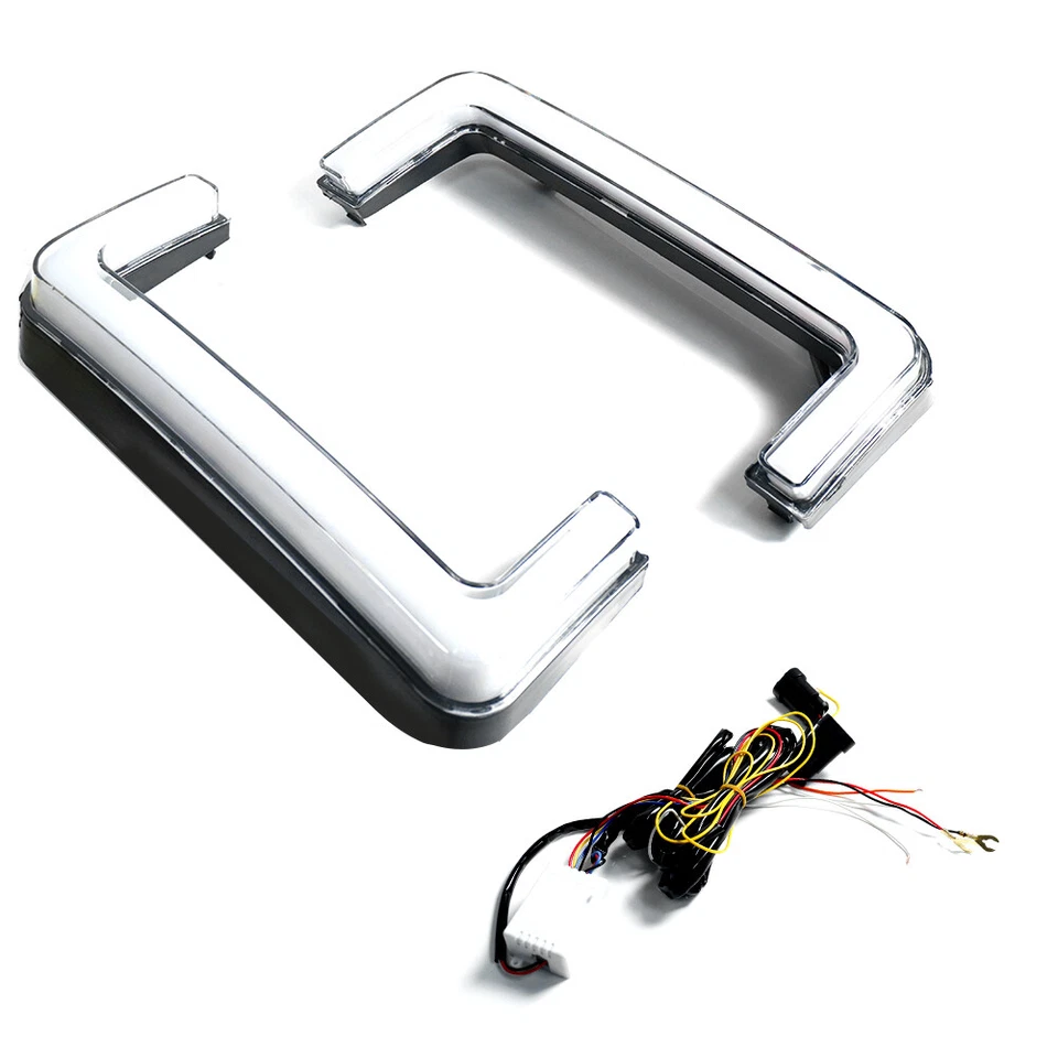 Front Grill LED Switchback Amber Signal Daytime DRL Light For 2009-14 Ford F-150 - Image 4 of 4